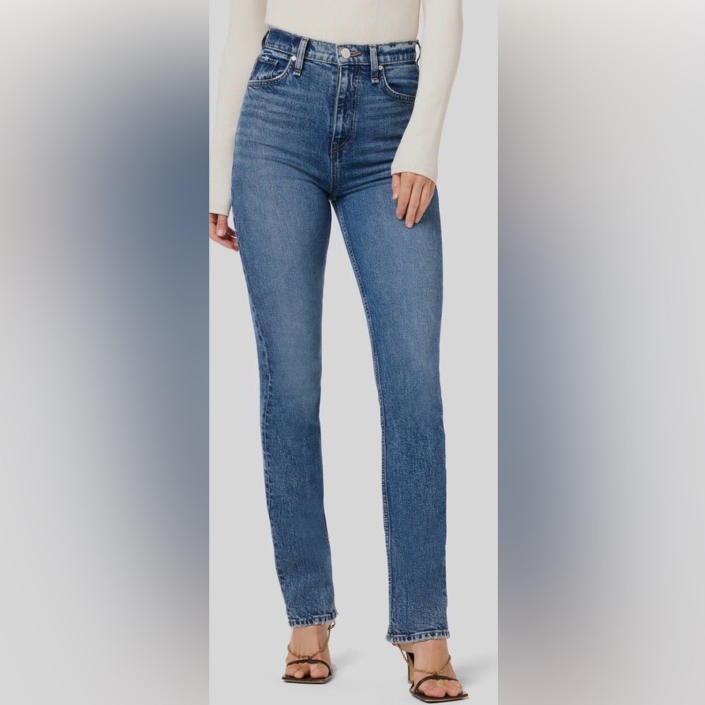 Hudson Women’s Harlow Ultra High Rise Medium Dark Blue Denim Jeans